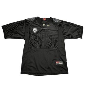 Nike Oregon Ducks Football Jersey Black Pac-10 Wing Mens Size 50 L
